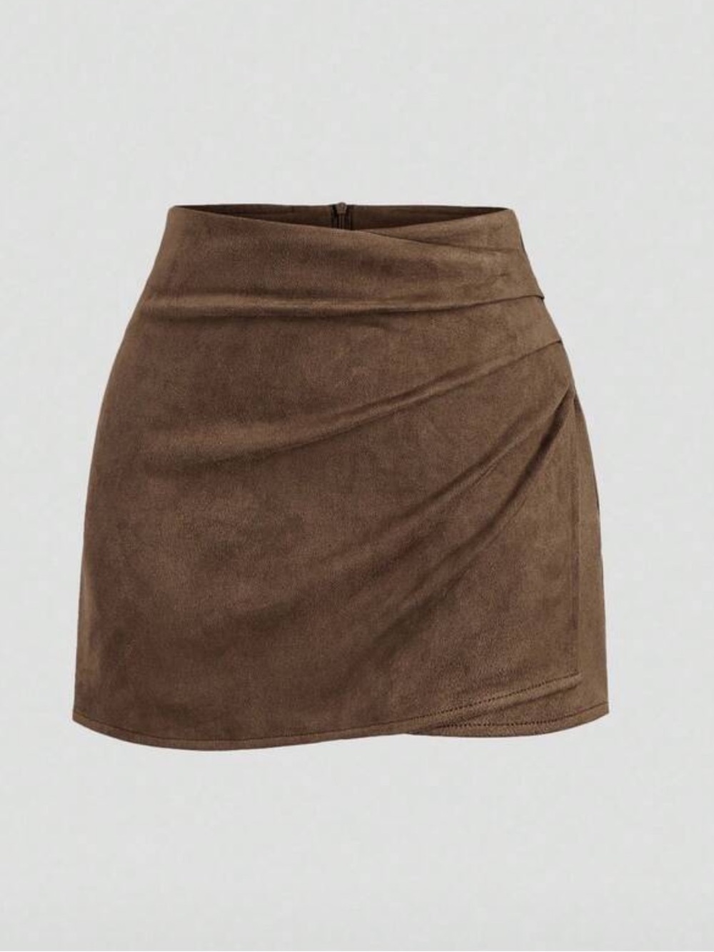 Women's Pleated Detail Mini Skirt